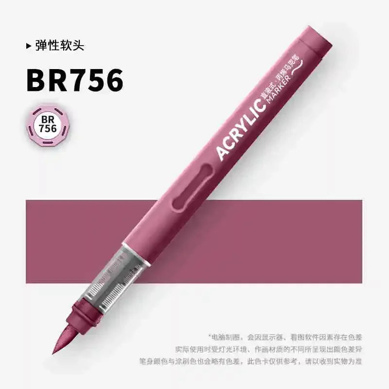Buy The Best By Artsulli - Art is Long Life Short - GRASP 1PC 84 Colors Acrylic Marker Pens Waterproof Pen Soft Brush Nib Student for Glass