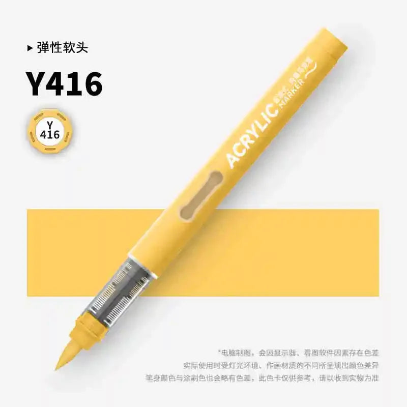 Buy The Best By Artsulli - Art is Long Life Short - GRASP 1PC 84 Colors Acrylic Marker Pens Waterproof Pen Soft Brush Nib Student for Glass