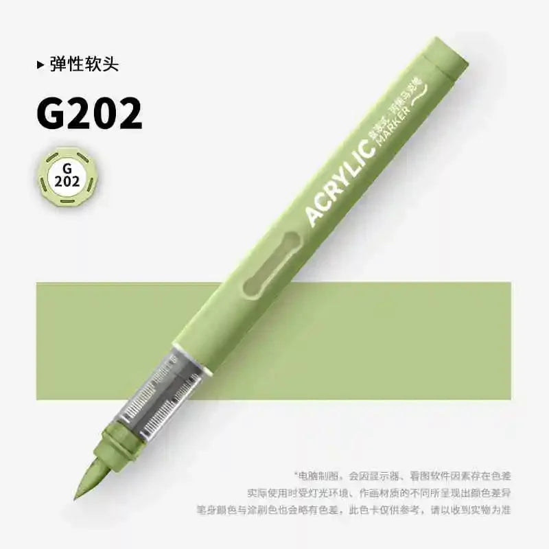 Buy The Best By Artsulli - Art is Long Life Short - GRASP 1PC 84 Colors Acrylic Marker Pens Waterproof Pen Soft Brush Nib Student for Glass