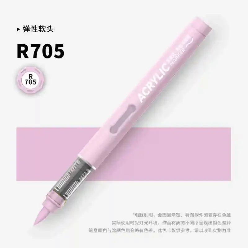 Buy The Best By Artsulli - Art is Long Life Short - GRASP 1PC 84 Colors Acrylic Marker Pens Waterproof Pen Soft Brush Nib Student for Glass