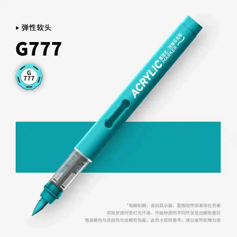 Buy The Best By Artsulli - Art is Long Life Short - GRASP 1PC 84 Colors Acrylic Marker Pens Waterproof Pen Soft Brush Nib Student for Glass