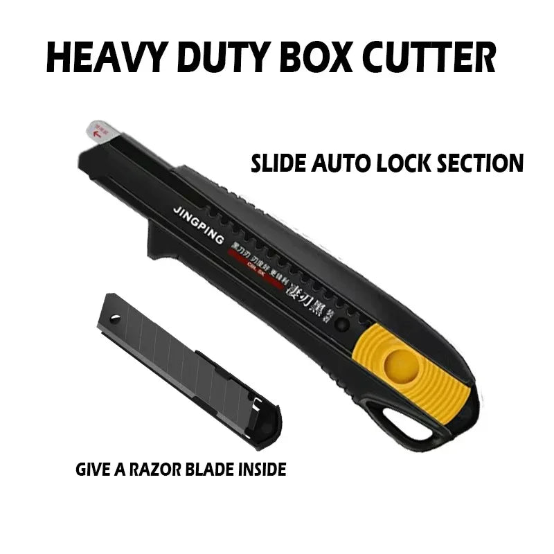 Buy The Best By Artsulli - Art is Long Life Short - High Carbon Steel Blade Utility Knife Durable Industrial Replaceable Office Student