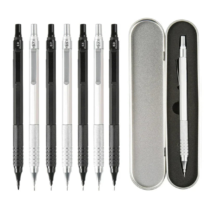 Buy The Best By Artsulli - Art is Long Life Short - High Quality Metal Mechanical Pencils Set with Lead Refills Drafting Automatic Pencil