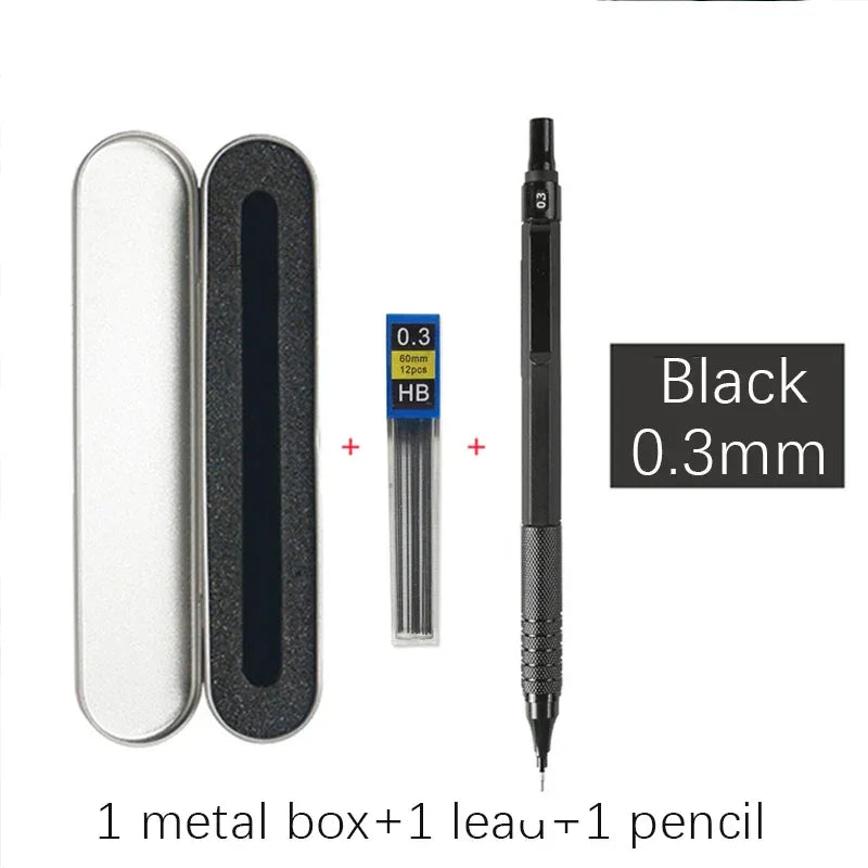 Buy The Best By Artsulli - Art is Long Life Short - High Quality Metal Mechanical Pencils Set with Lead Refills Drafting Automatic Pencil