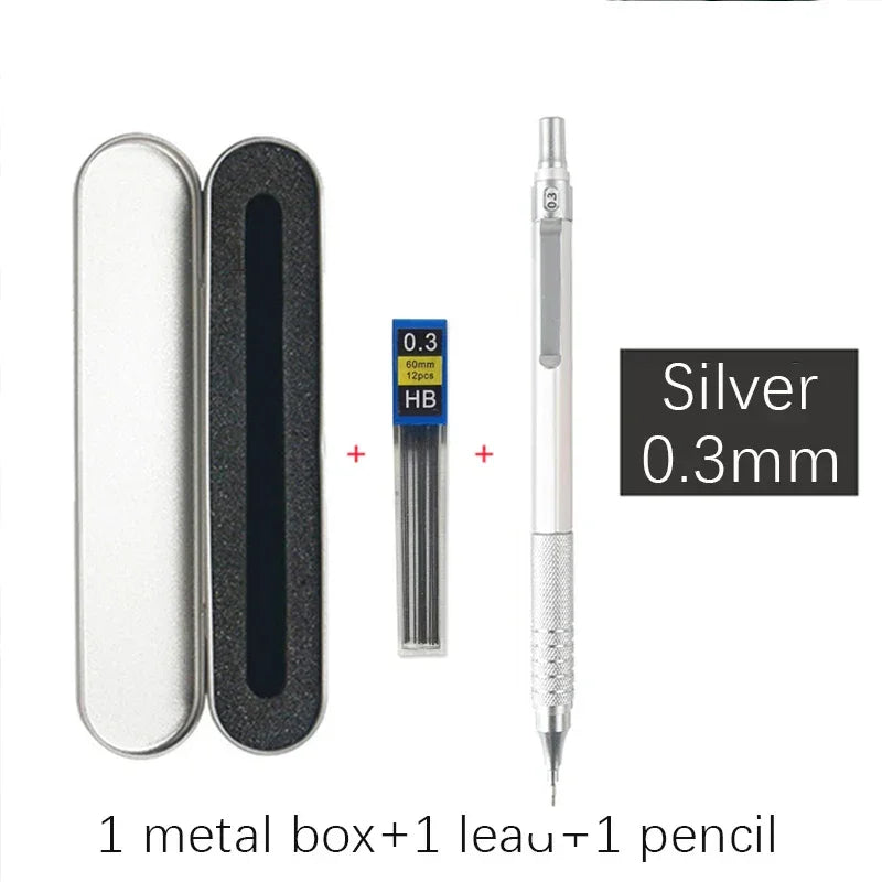 Buy The Best By Artsulli - Art is Long Life Short - High Quality Metal Mechanical Pencils Set with Lead Refills Drafting Automatic Pencil