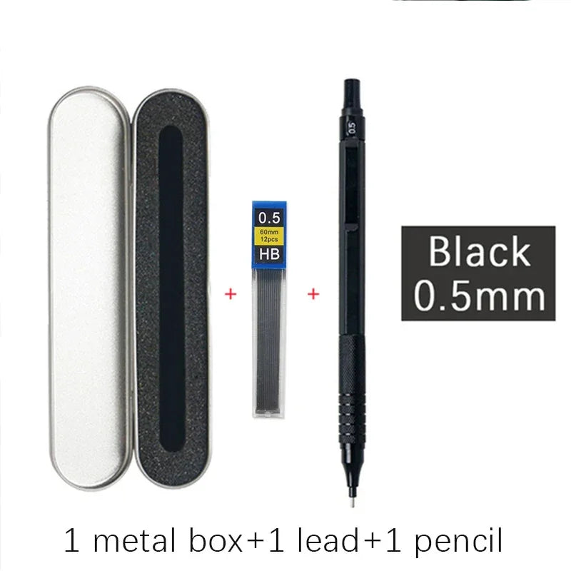 Buy The Best By Artsulli - Art is Long Life Short - High Quality Metal Mechanical Pencils Set with Lead Refills Drafting Automatic Pencil