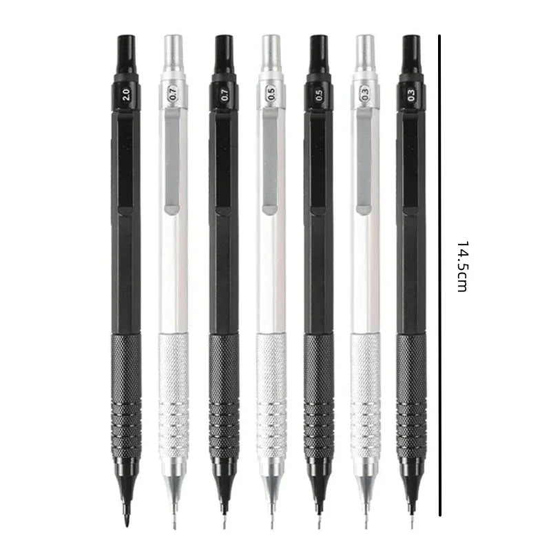 Buy The Best By Artsulli - Art is Long Life Short - High Quality Metal Mechanical Pencils Set with Lead Refills Drafting Automatic Pencil