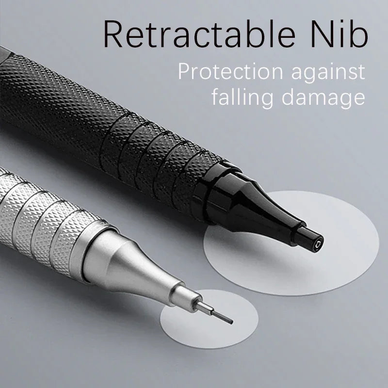 Buy The Best By Artsulli - Art is Long Life Short - High Quality Metal Mechanical Pencils Set with Lead Refills Drafting Automatic Pencil