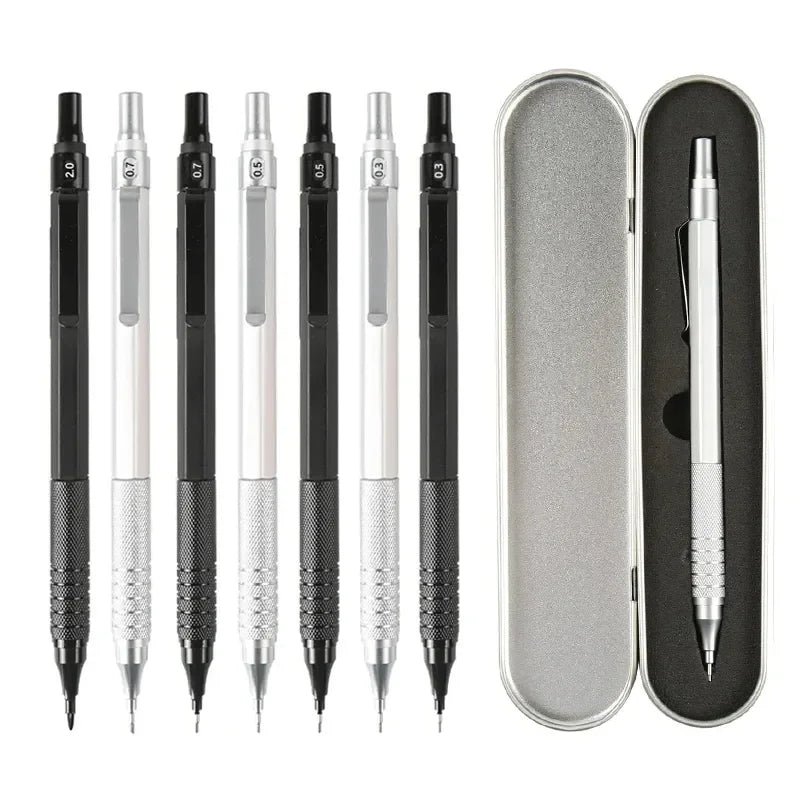 Buy The Best By Artsulli - Art is Long Life Short - High Quality Metal Mechanical Pencils Set with Lead Refills Drafting Automatic Pencil
