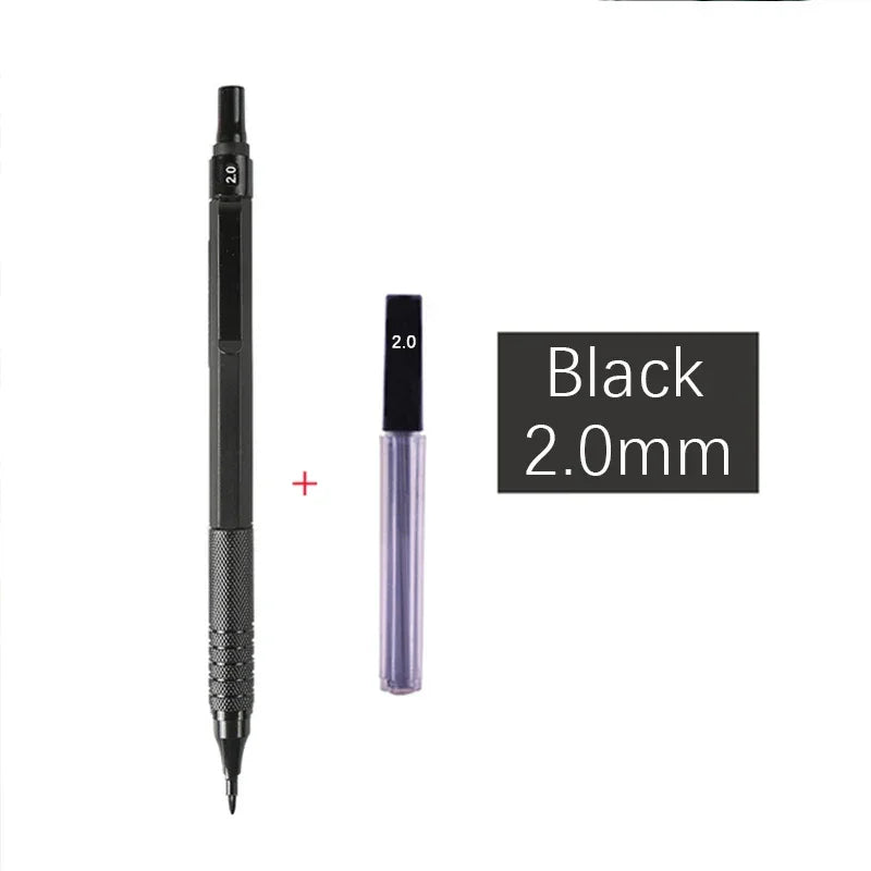 Buy The Best By Artsulli - Art is Long Life Short - High Quality Metal Mechanical Pencils Set with Lead Refills Drafting Automatic Pencil