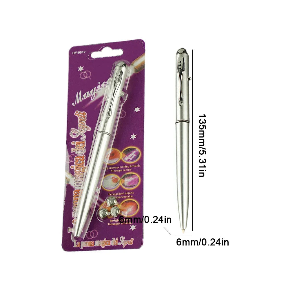 Buy The Best By Artsulli - Art is Long Life Short - Invisible Ink Pen Anti-Counterfeit Novelty Ballpoint Pens With UV Light LED Secret
