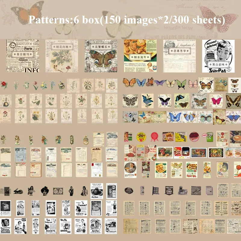 Buy The Best By Artsulli - Art is Long Life Short - JIANQI 300pcs/pack Cute Stickers Film Paper Junk Journal Collage DIY Photo Album Craft