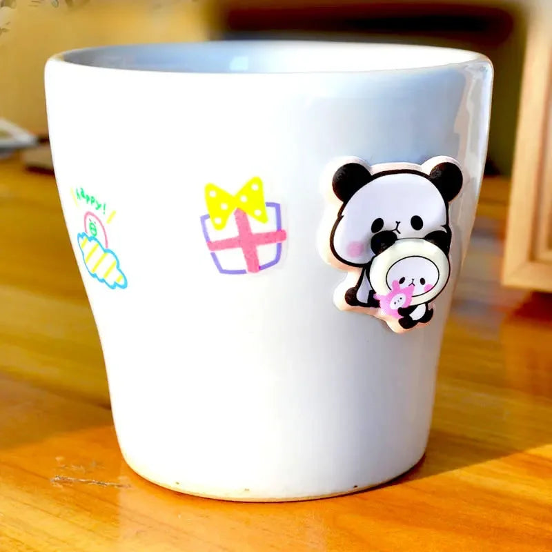 Buy The Best By Artsulli - Art is Long Life Short - Kawaii 3D Puffy Panda Daily Stickers Scrapbooking Diy Journal Stationery Sticker Cute