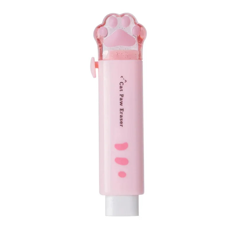 Buy The Best By Artsulli - Art is Long Life Short - Kawaii Retractable Eraser Cute Cat Korean Stationery Rubber Drawing Erasers Children’s