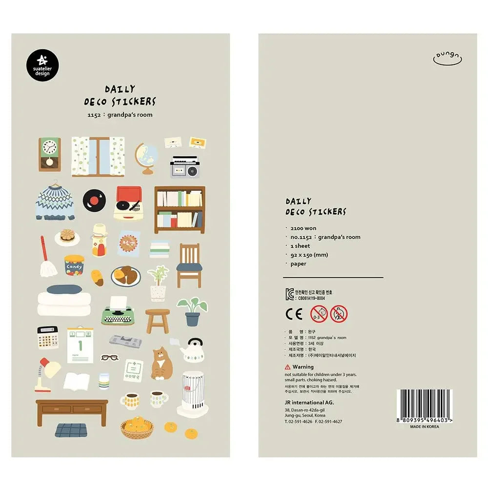 Buy The Best By Artsulli - Art is Long Life Short - Korean Import Original Suatelier Daily Stickers Scrapbooking Diy Journal Stationery