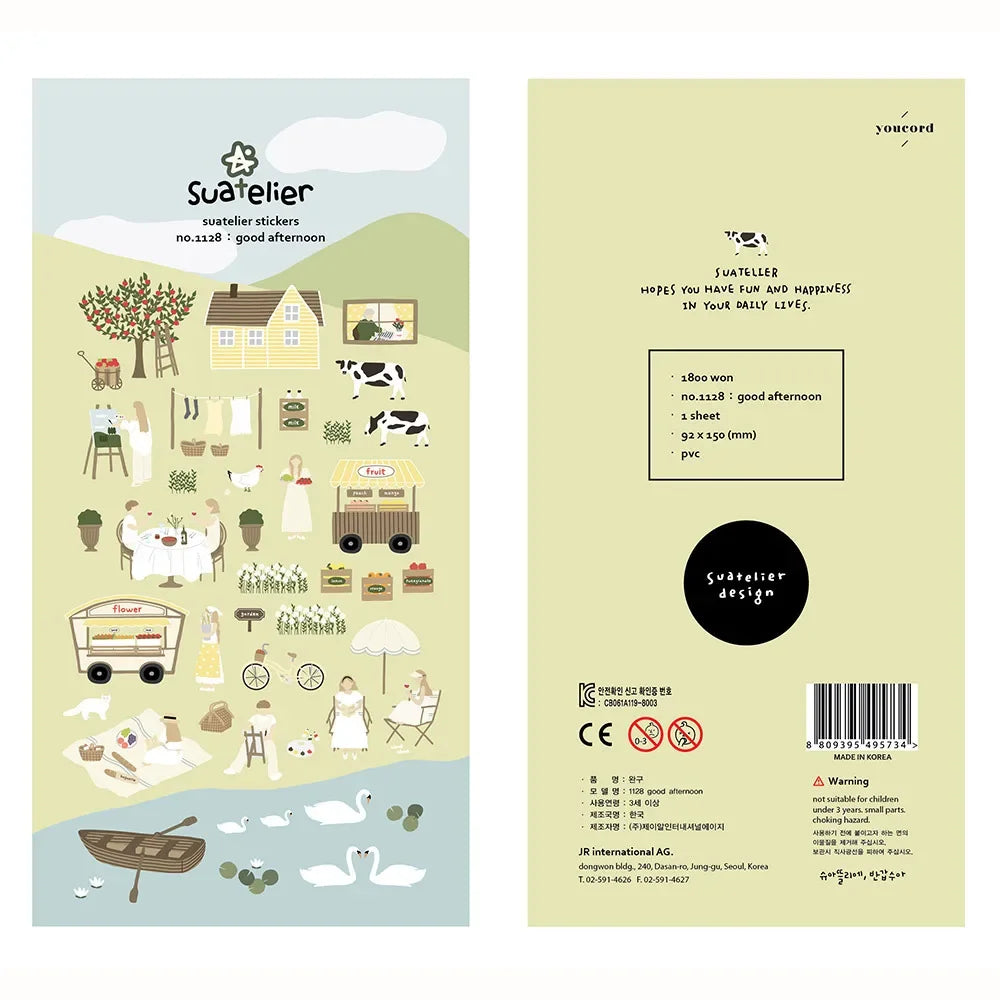 Buy The Best By Artsulli - Art is Long Life Short - Korean Import Original Suatelier Daily Stickers Scrapbooking Diy Journal Stationery
