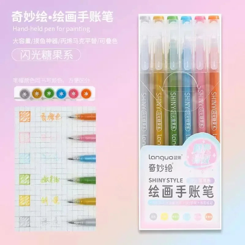 Buy The Best By Artsulli - Art is Long Life Short - Languo 198/9 Colors Morandi Gel Pen Student Diary Scrapbook Painting DIY Set Color