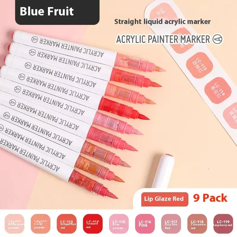 Buy The Best By Artsulli - Art is Long Life Short - Languo Acrylic Markers Set Can Be Stacking Color Intelligent Control Ink Pens Supplies
