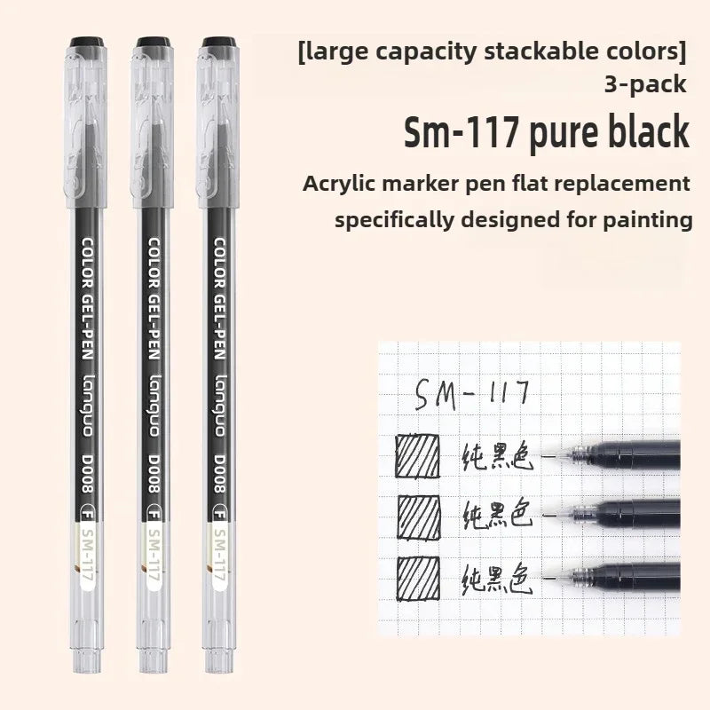 Buy The Best By Artsulli - Art is Long Life Short - LANGUO Aesthetic Overlayable Skin Tone Gel Pens High-Capacity Journaling Replacement