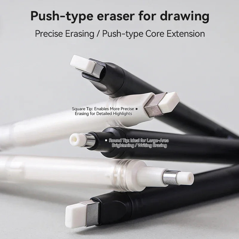 Buy The Best By Artsulli - Art is Long Life Short - Languo Eraser Retractable Automatic Pencil Rubber High Precision Correction Highlight