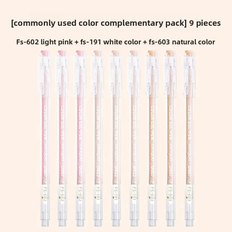 Buy The Best By Artsulli - Art is Long Life Short - LANGUO High-Capacity Overlayable Skin Tone Black Drawing Gel Pens for Marker