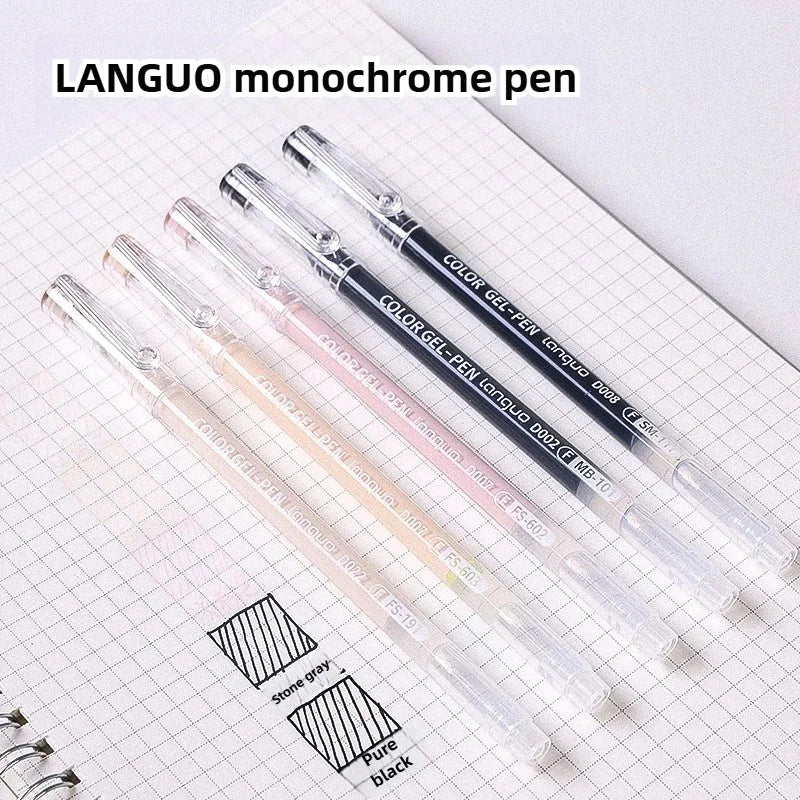 Buy The Best By Artsulli - Art is Long Life Short - LANGUO High-Capacity Overlayable Skin Tone Black Drawing Gel Pens for Marker