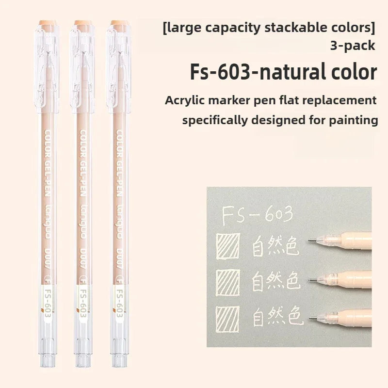 Buy The Best By Artsulli - Art is Long Life Short - LANGUO New Colors 45/9 Morandi Gel Pen Student Diary Scrapbook Painting DIY Set Color