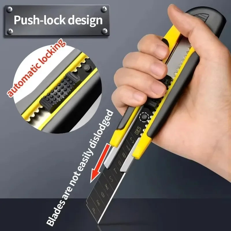 Buy The Best By Artsulli - Art is Long Life Short - Large Knife Stainless Steel Paper Cutter Multi Purpose Plastic Handle Durable