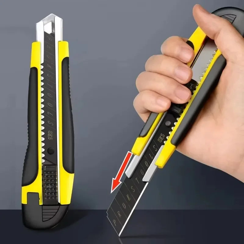 Buy The Best By Artsulli - Art is Long Life Short - Large Knife Stainless Steel Paper Cutter Multi Purpose Plastic Handle Durable