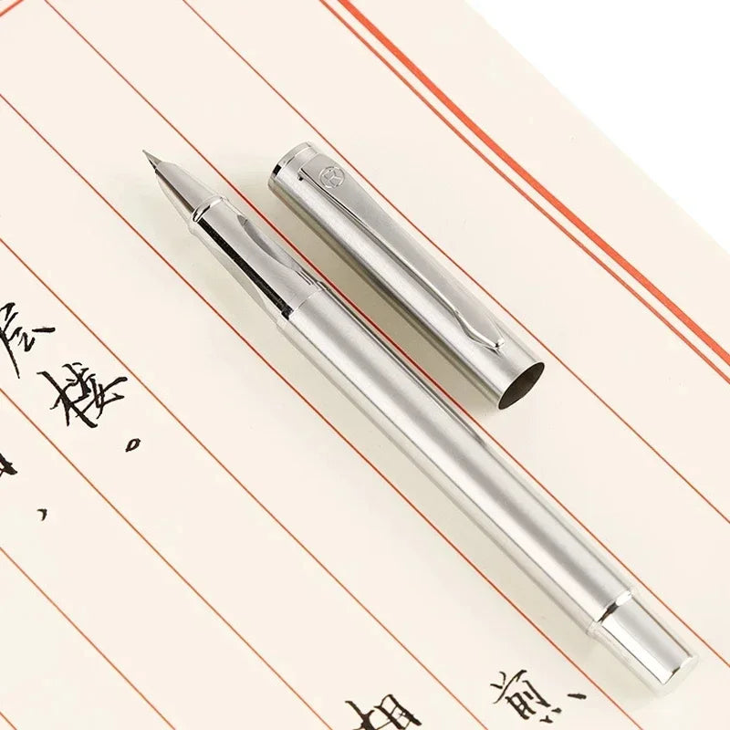 Buy The Best By Artsulli - Art is Long Life Short - Luxury Metal Fountain Pen 0.38/0.8/1.3mm Curved Nib Student Writing School Exercise