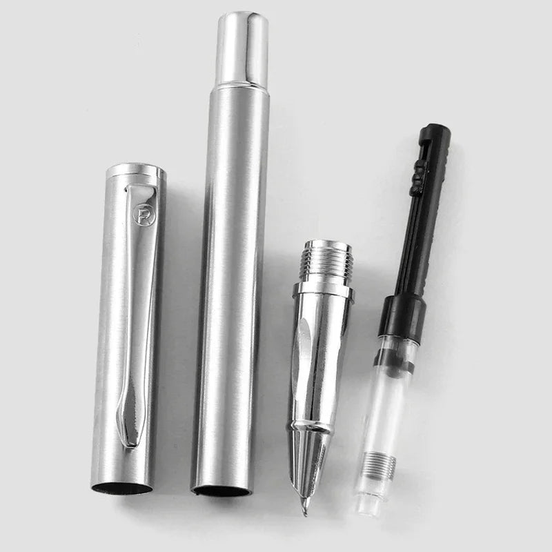 Buy The Best By Artsulli - Art is Long Life Short - Luxury Metal Fountain Pen 0.38/0.8/1.3mm Curved Nib Student Writing School Exercise