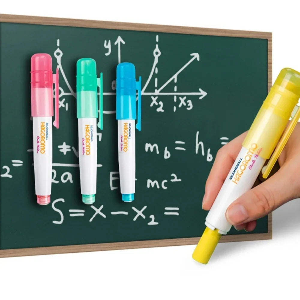 Buy The Best By Artsulli - Art is Long Life Short - Magnetic Durable Chalk Holder Clip for Teacher Writing Drawing Not Dirty Hand Plastic