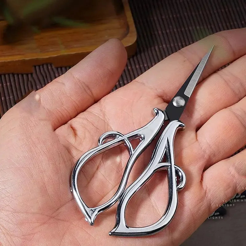 Buy The Best By Artsulli - Art is Long Life Short - Maple Leaves Tailor’S Scissors Electroplated Retro Small DIY Apparel Sewing Supplies
