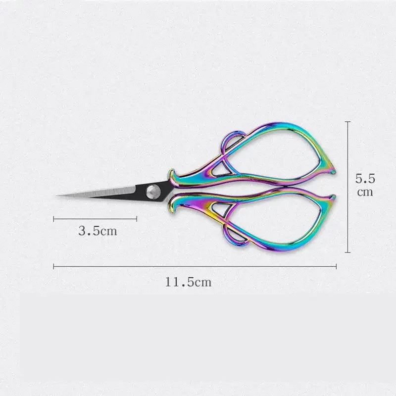 Buy The Best By Artsulli - Art is Long Life Short - Maple Leaves Tailor’S Scissors Electroplated Retro Small DIY Apparel Sewing Supplies