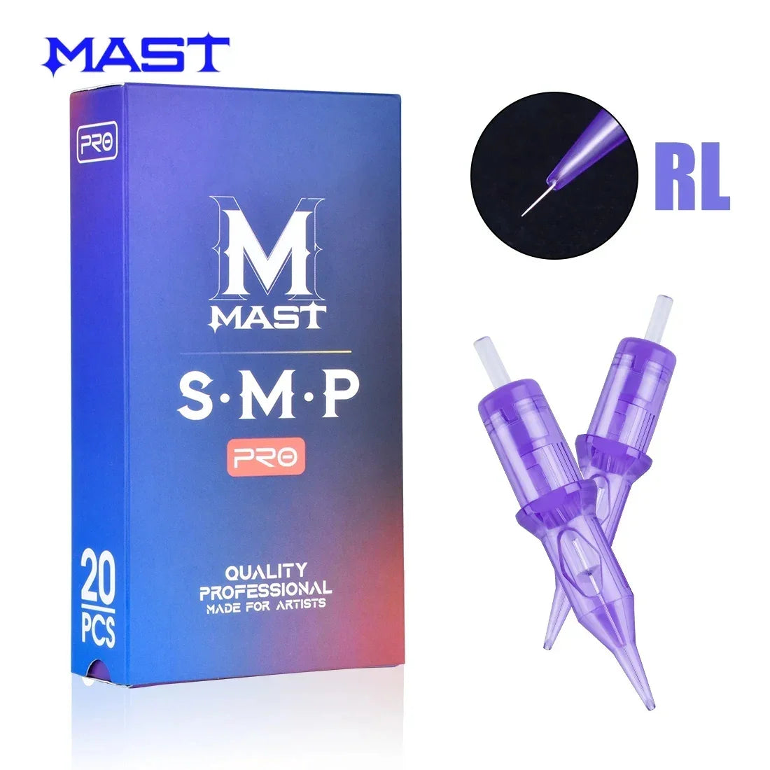 Buy The Best By Artsulli - Art is Long Life Short - Mast PRO Tattoo Cartridge Needles SMP Makeup Needle 1RL 3RL Round Liner Permanent