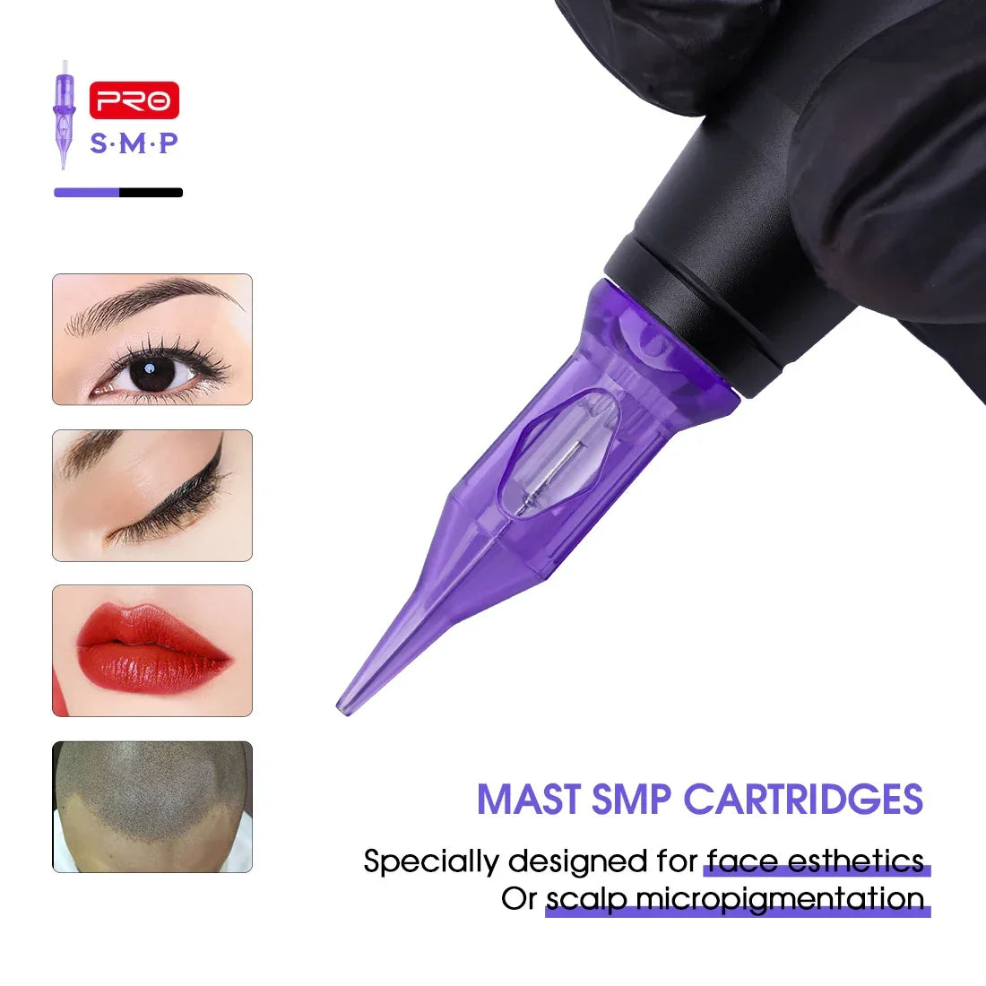 Buy The Best By Artsulli - Art is Long Life Short - Mast PRO Tattoo Cartridge Needles SMP Makeup Needle 1RL 3RL Round Liner Permanent