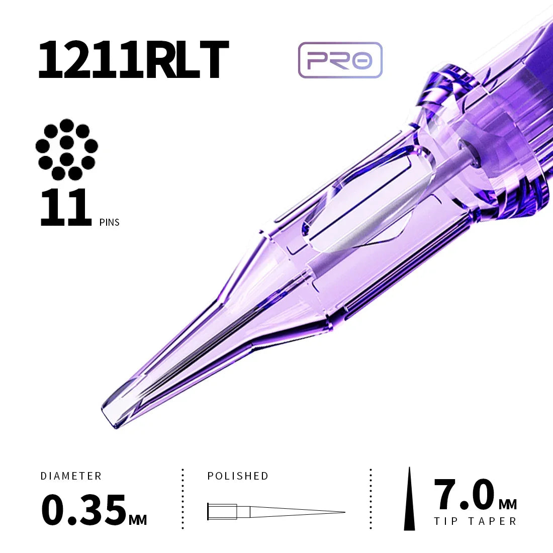 Buy The Best By Artsulli - Art is Long Life Short - Mast Pro Tattoo Cartridge Needles RL 20 Pcs Disposable Permanent Makeup or Body