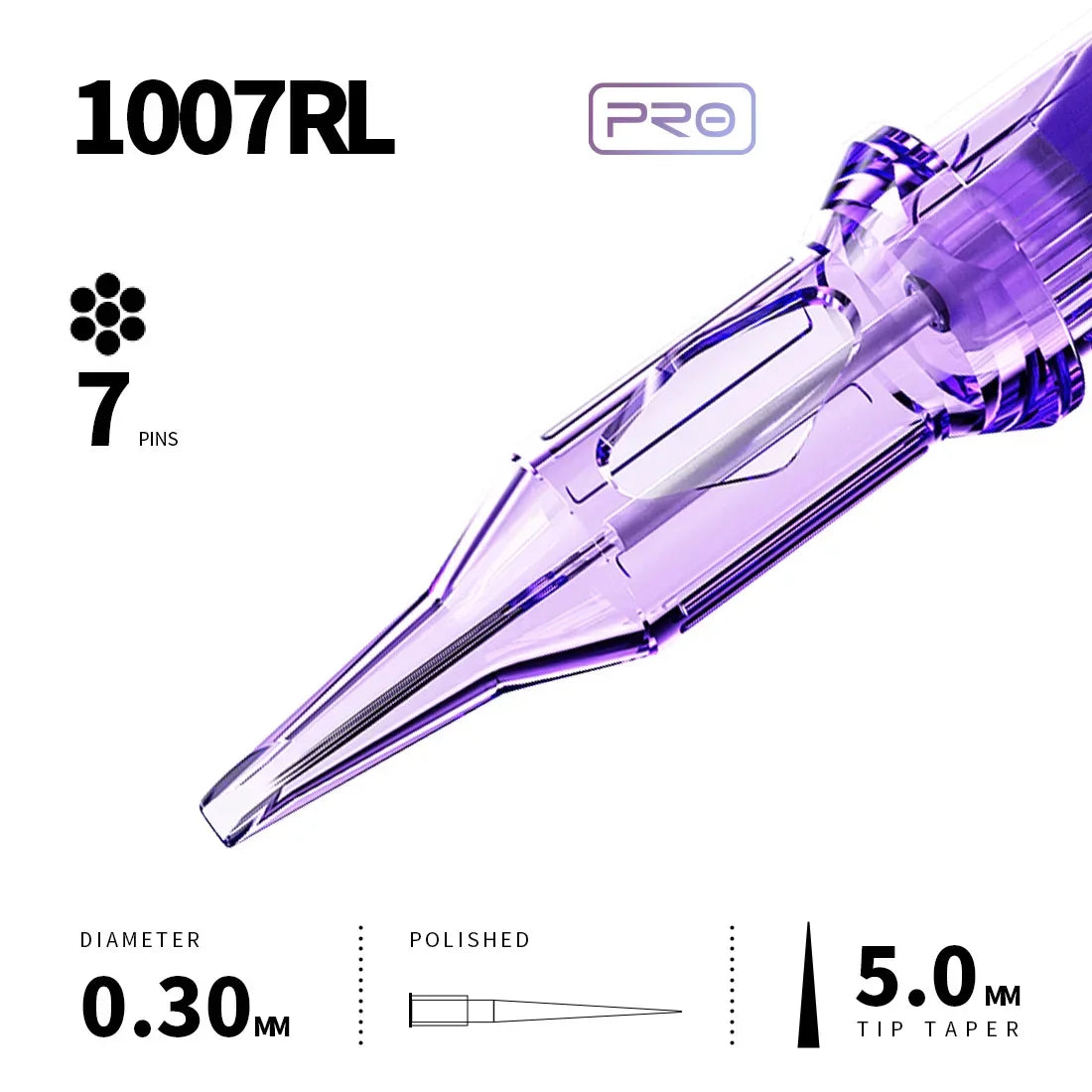 Buy The Best By Artsulli - Art is Long Life Short - Mast Pro Tattoo Cartridge Needles RL 20 Pcs Disposable Permanent Makeup or Body