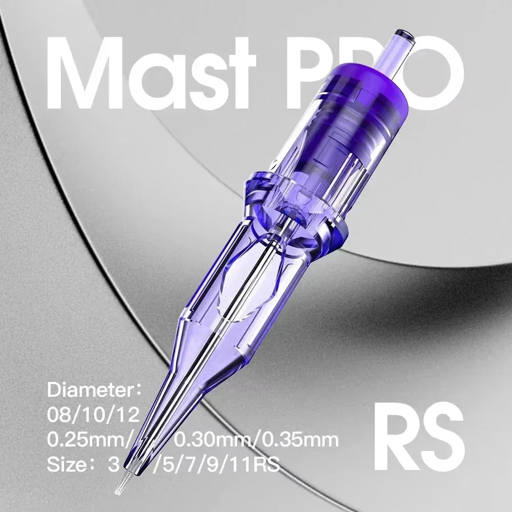 Buy The Best By Artsulli - Art is Long Life Short - Mast Pro Tattoo Needles Cartridge 20pcs Disposable RS 0.25/0.3/0.35mm for Shading