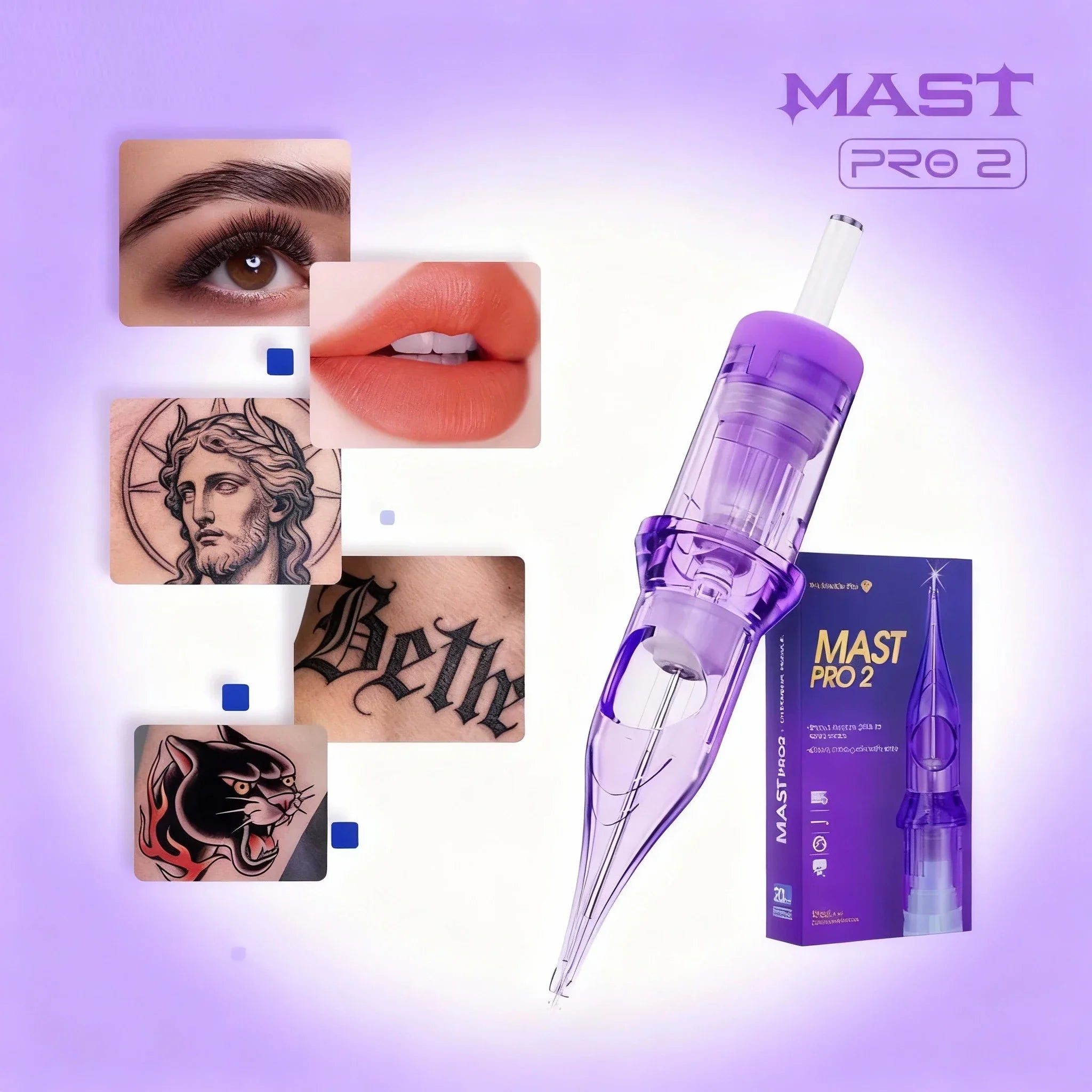 Buy The Best By Artsulli - Art is Long Life Short - Mast Pro2 Tattoo Cartridge Needles Makeup Needle RL/RS/RM/M 20pcs Disposable