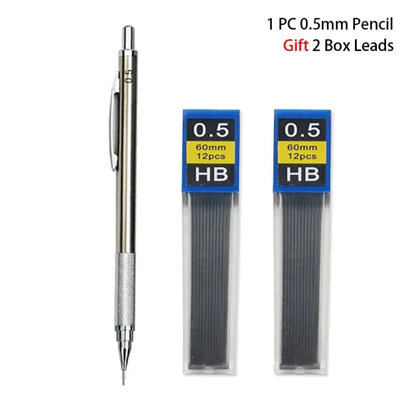 Buy The Best By Artsulli - Art is Long Life Short - Mechanical Pencil Set 0.3 0.5 0.7 0.9 1.3 2.0mm Full Metal Drawing Painting Automatic