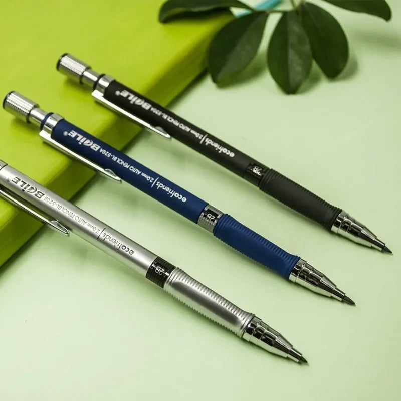 Buy The Best By Artsulli - Art is Long Life Short - Mechanical Pencil Set 2.0 mm with 2B Black/Colors Lead Refill For Writing Sketching
