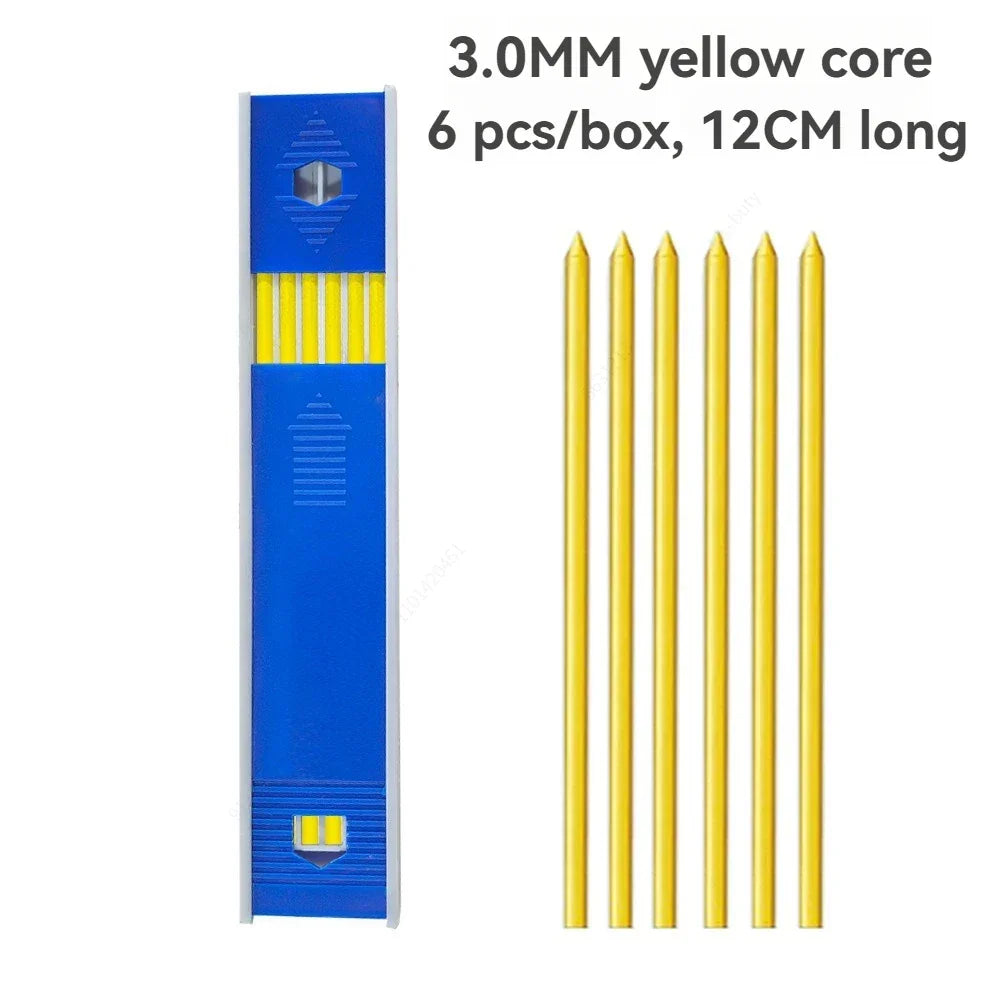 Buy The Best By Artsulli - Art is Long Life Short - Mechanical Pencil Set 3.0mm Full Metal Drawing Painting Automatic with Leads Office