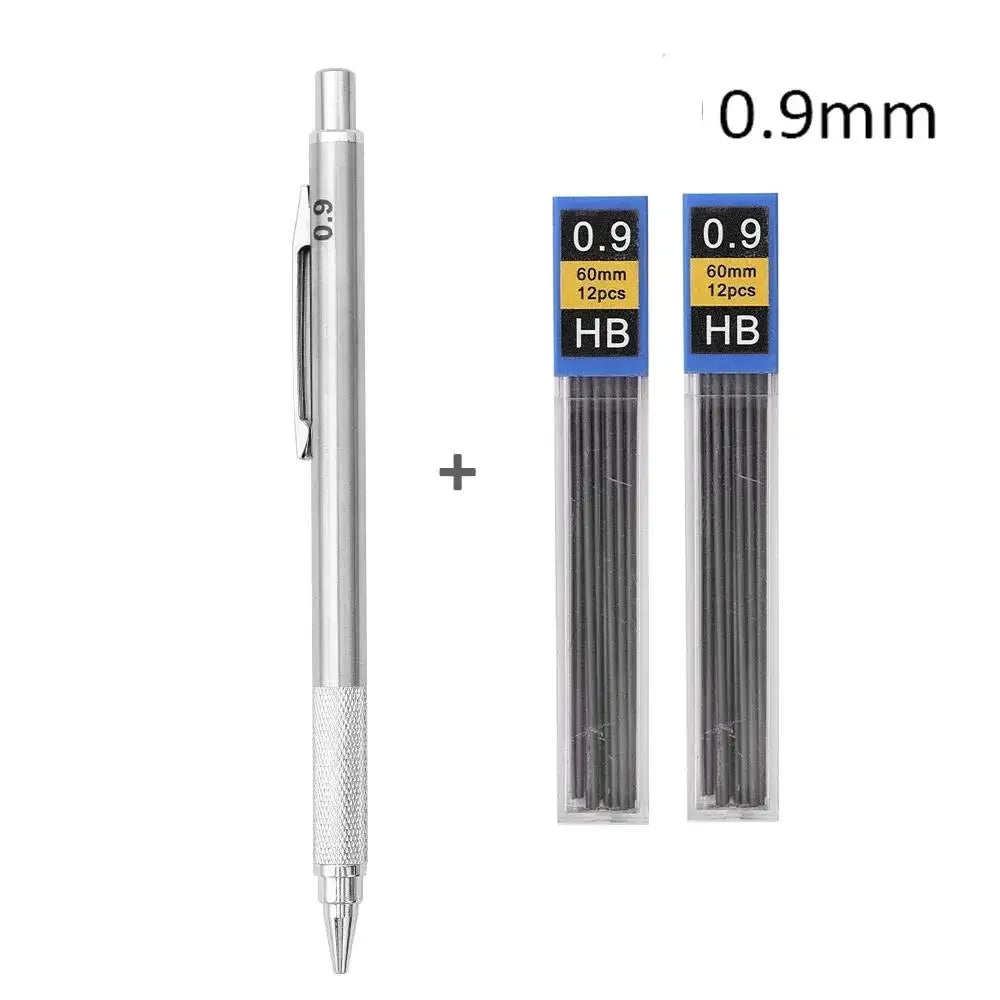 Buy The Best By Artsulli - Art is Long Life Short - Metal Mechanical Pencil 0.3/0.5/0.7/0.9/1.3/2.0mm Drawing Automatic Replacement HB