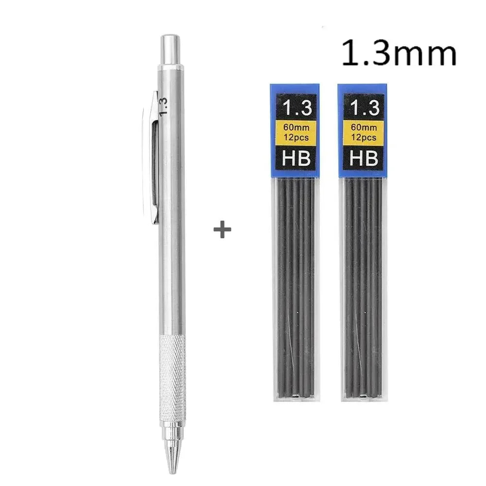 Buy The Best By Artsulli - Art is Long Life Short - Metal Mechanical Pencil 0.3/0.5/0.7/0.9/1.3/2.0mm Drawing Automatic Replacement HB