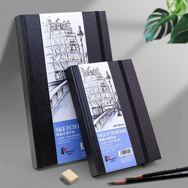 Buy The Best By Artsulli - Art is Long Life Short - MIKAILAN A4 A5 A6 SketchBook Hand Sketching Drawing Notebook Journal Planner Student