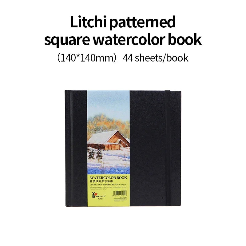 Buy The Best By Artsulli - Art is Long Life Short - MIKAILAN Square Watercolor Book Medium Coarse Grain 230g sketchbook Water Color Paper