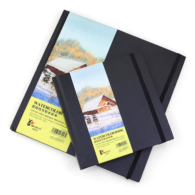 Buy The Best By Artsulli - Art is Long Life Short - MIKAILAN Square Watercolor Book Medium Coarse Grain 230g sketchbook Water Color Paper