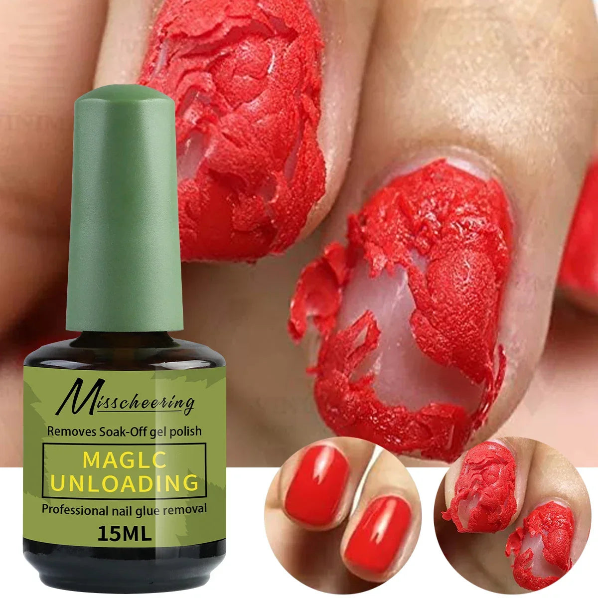 Buy The Best By Artsulli - Art is Long Life Short - Misscheering 15ml Magic Fast Nail Gel Polish Remover Clean UV Soak Off Semi Permanent
