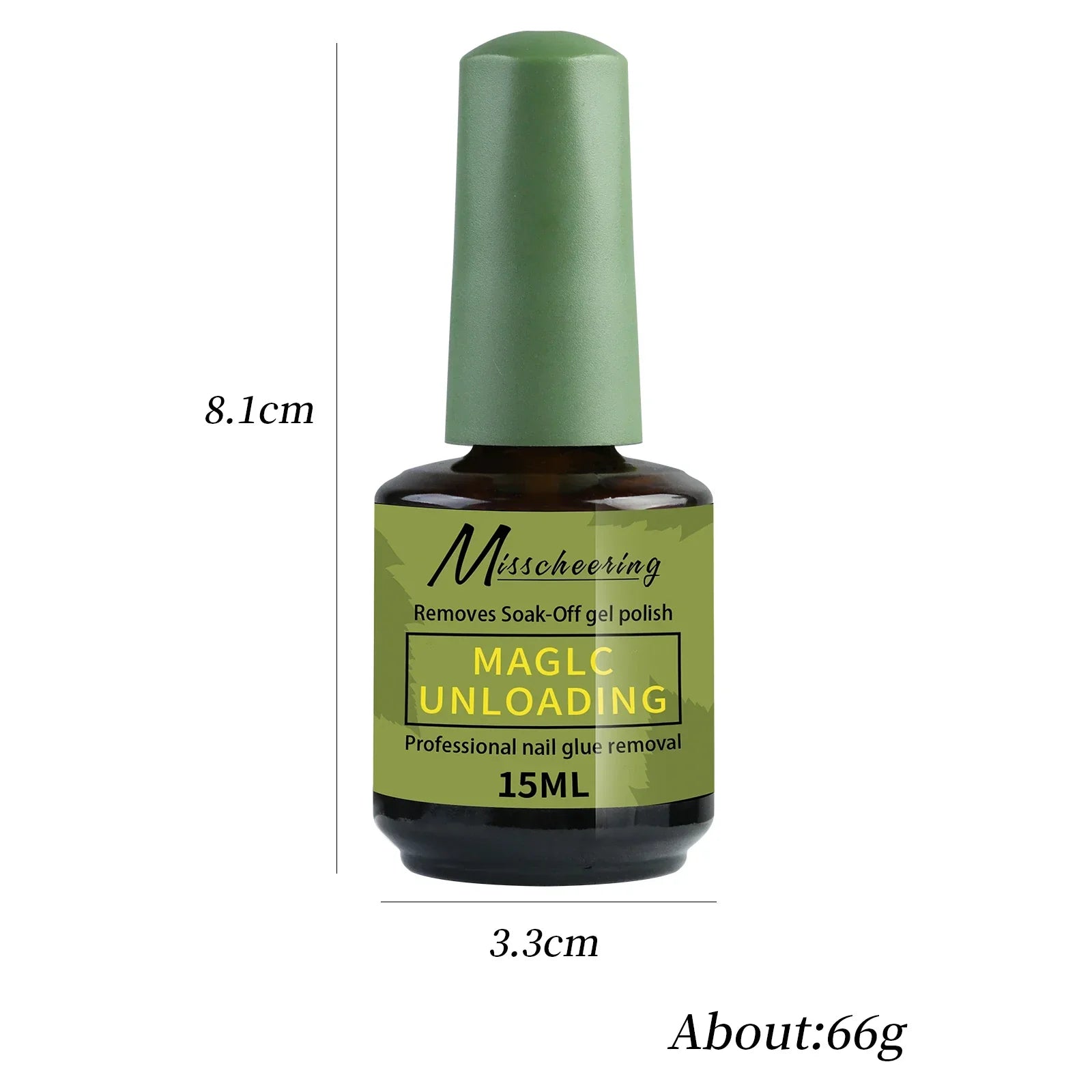 Buy The Best By Artsulli - Art is Long Life Short - Misscheering 15ml Magic Fast Nail Gel Polish Remover Clean UV Soak Off Semi Permanent